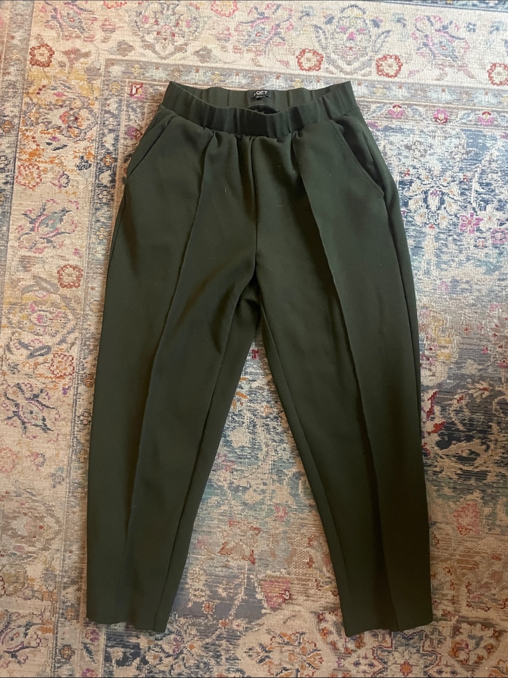 Olive Green Women’s Tapered Dress Pants